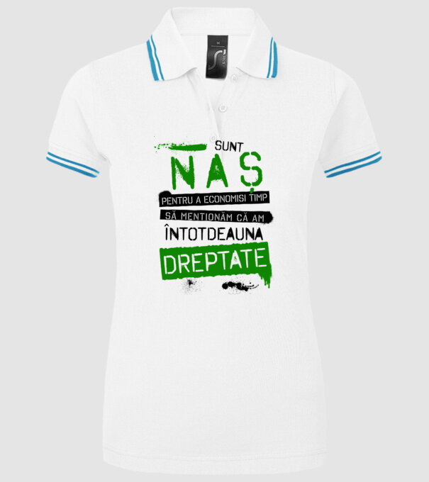 Sunt naș - pentru a economisi timp, să menționăm că am întotdeauna dreptate! model alb pe tricou