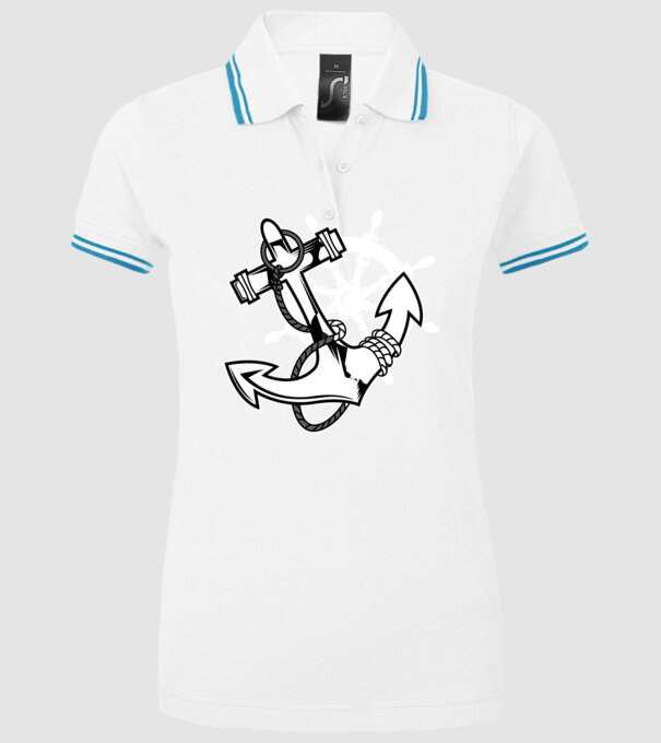Vapoare model alb pe tricou