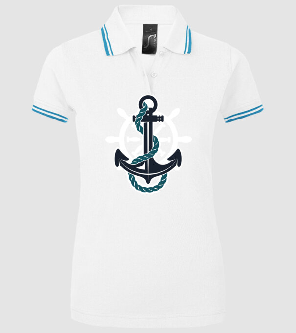Vapoare model alb pe tricou