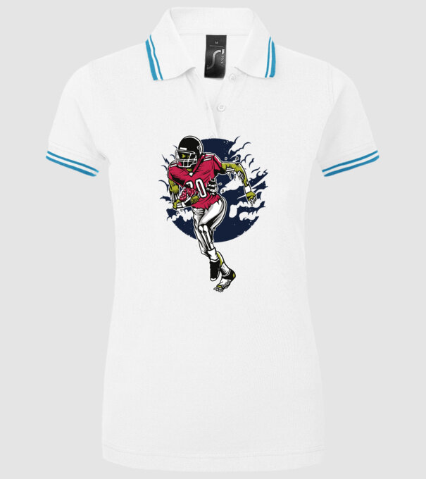Zombie Player model alb pe tricou