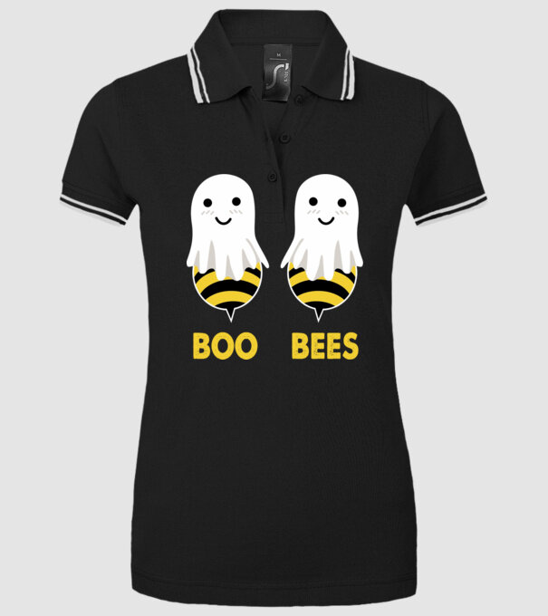 Boo bees model negru pe tricou