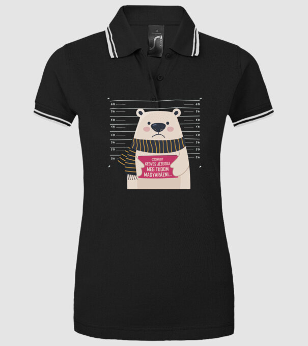 DearSanta model negru pe tricou