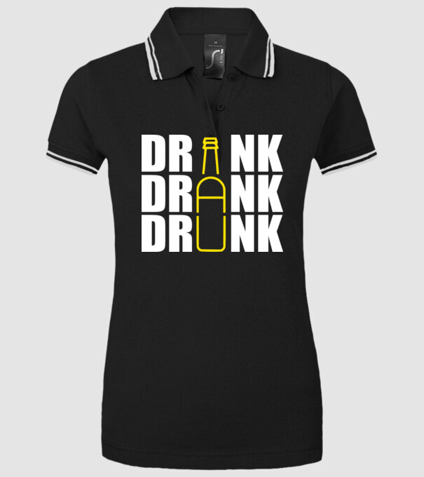 Drink drank drunk model negru pe tricou