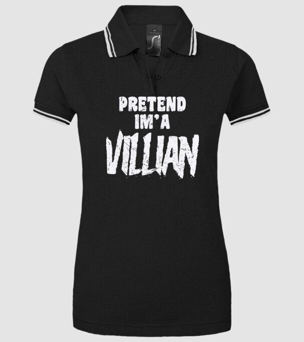 Villian carnaval model negru pe tricou