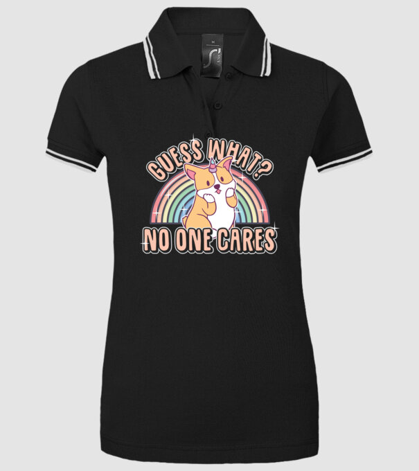 Guess what corgicorn model negru pe tricou