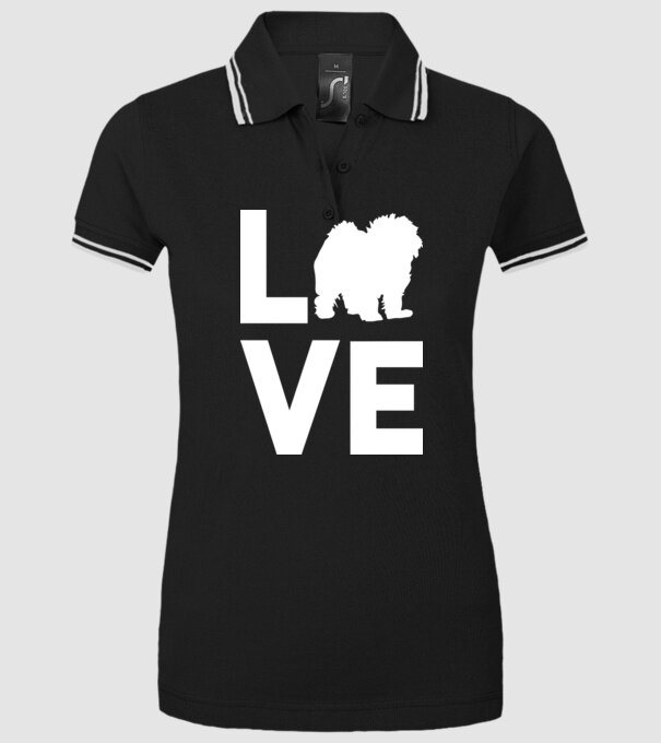 LOVE Bolognese model negru pe tricou