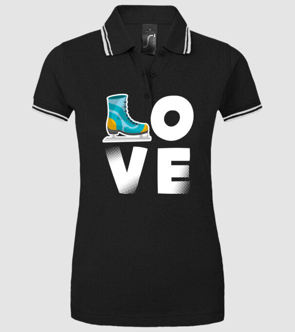 love model negru pe tricou