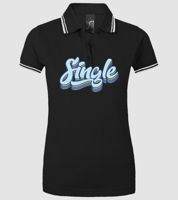Retro single model negru pe tricou