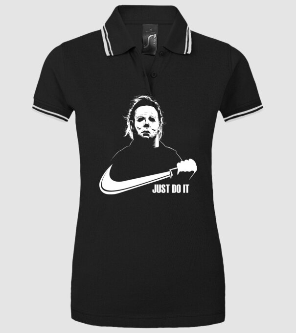 Serial killer model negru pe tricou