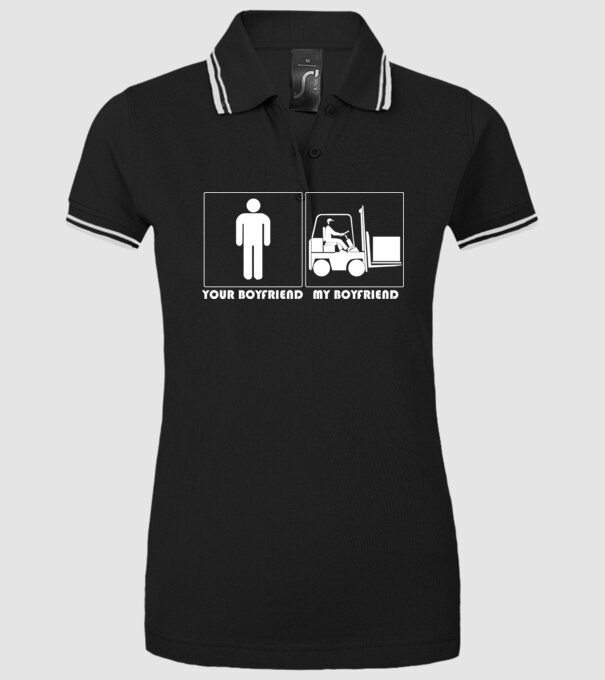 Your BYFRND MBYFRND model negru pe tricou
