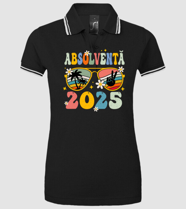 Absolventă 2025 model negru pe tricou