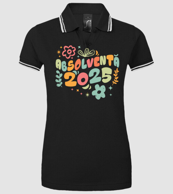Absolventă 2025 model negru pe tricou
