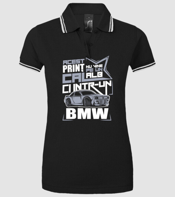 Acest prinț nu vine pe un cal alb, ci într-un BMW model negru pe tricou