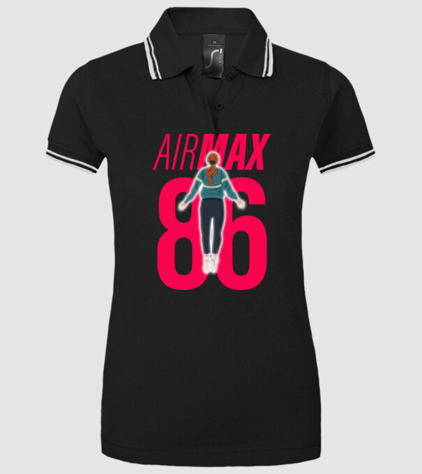 air max 86 stranger things model negru pe tricou