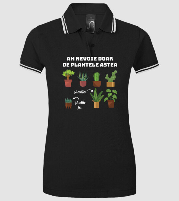 am nevoie doar de plantele astea model negru pe tricou