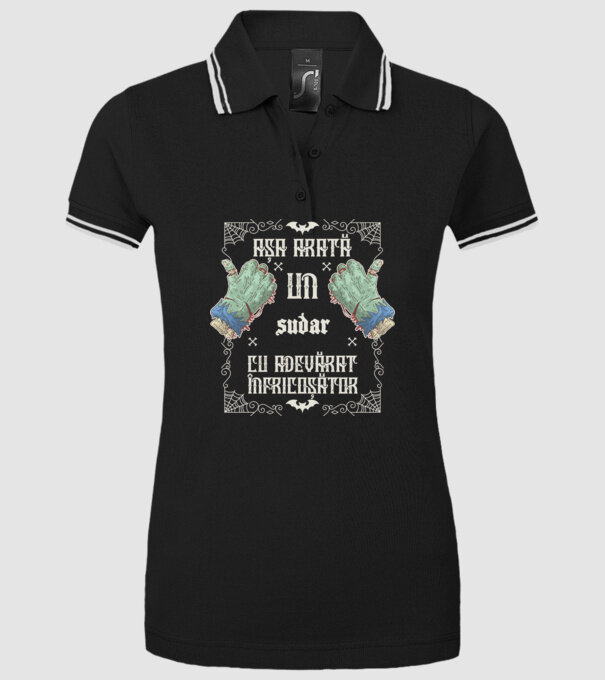 Așa arată un SUDAR cu adevărat înfricoșător model negru pe tricou