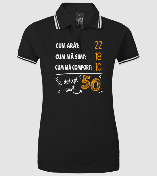 Aspect, senzație, comportament 50 Negru model negru pe tricou
