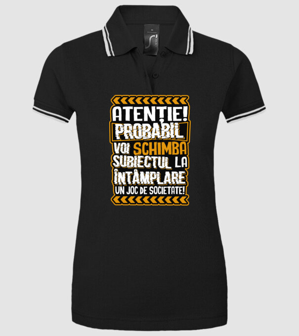 Atenție, probabil voi schimba subiectul la întâmplare pe șah model negru pe tricou