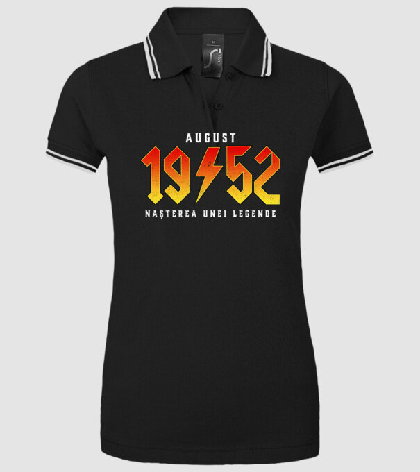 August 1952 nașterea unei legende model negru pe tricou
