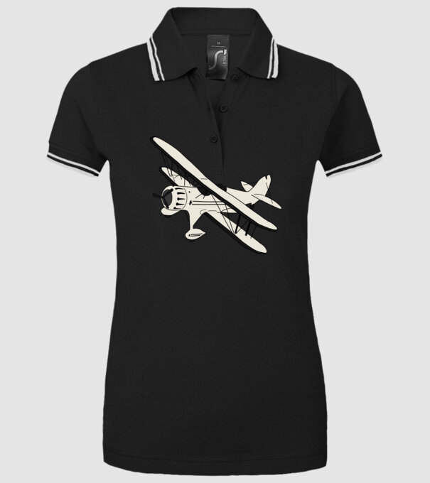 Avioane model negru pe tricou