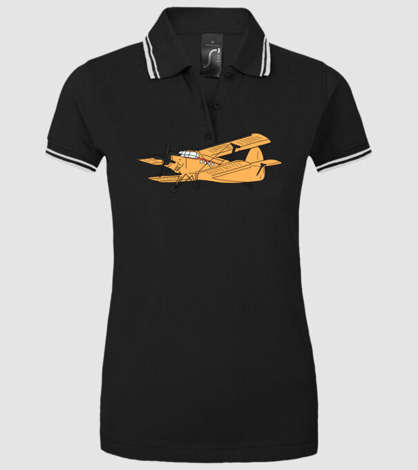 Avioane model negru pe tricou