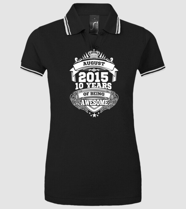 Awesome being of august 2015 model negru pe tricou