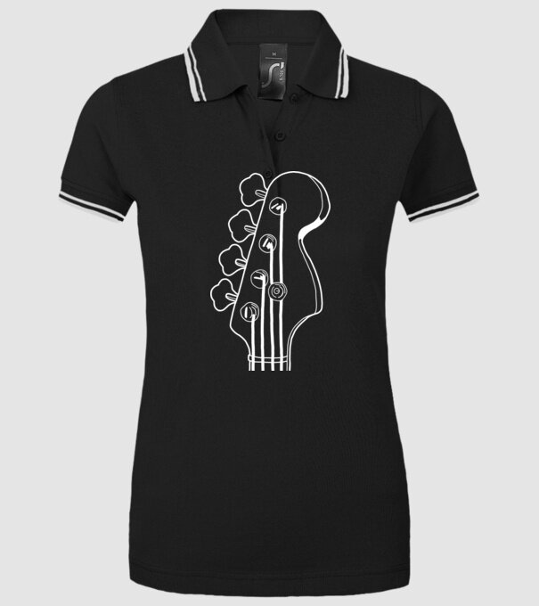bass model negru pe tricou