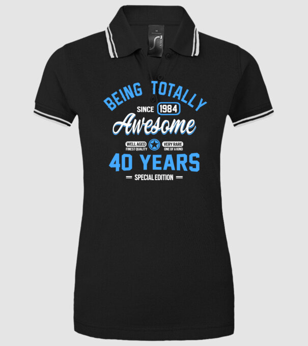 Being totally awesome 40 model negru pe tricou
