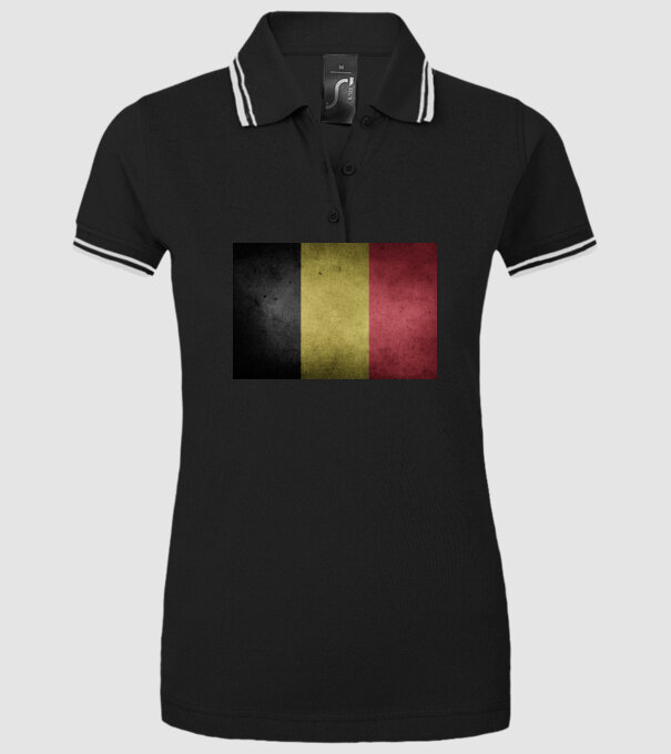 BELGIUM model negru pe tricou