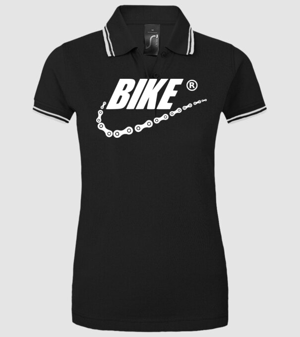 Bike model negru pe tricou