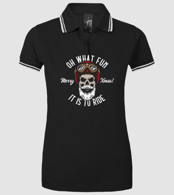 Biker Skull model negru pe tricou