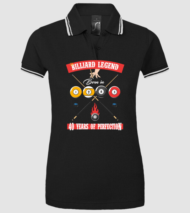 Billiard legend born in 1983 model negru pe tricou