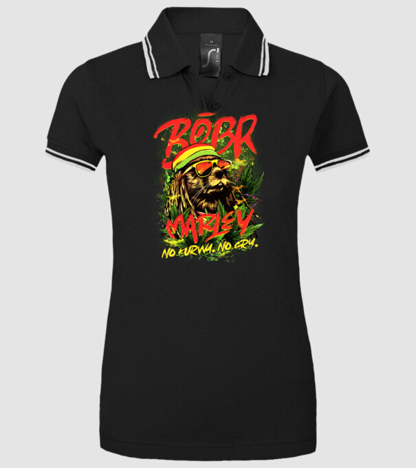 BÓBR MARLEY model negru pe tricou