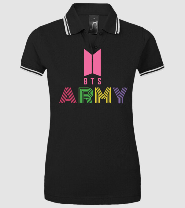 BTS ARMY model negru pe tricou