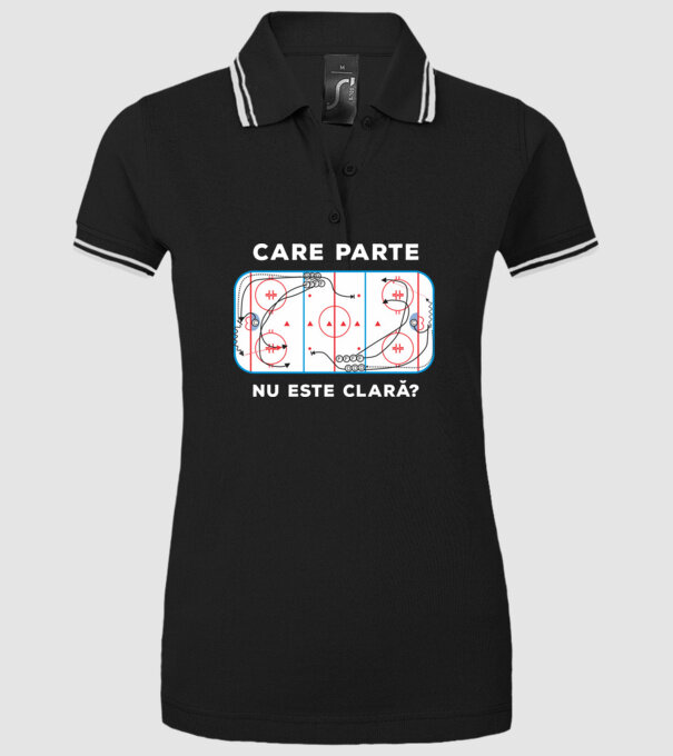 Care parte nu este clară? model negru pe tricou
