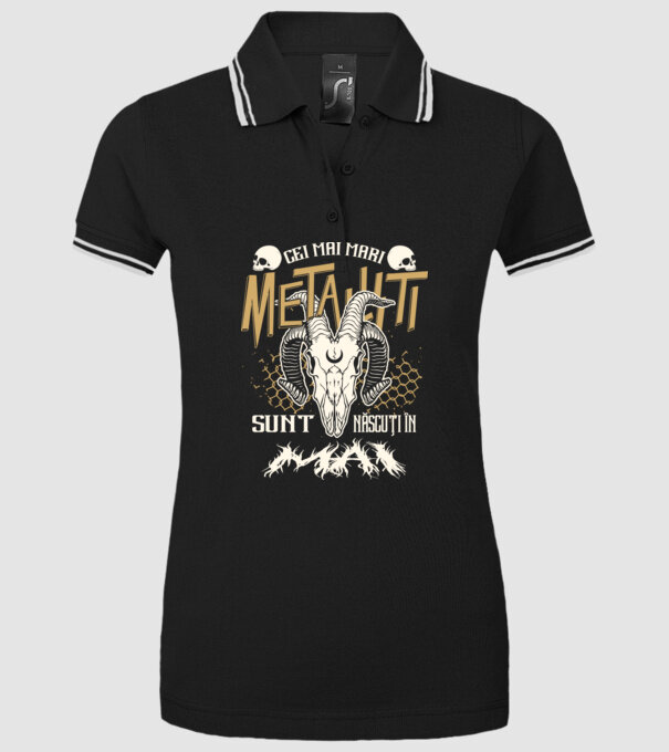 Cei mai mari metaliști sunt născuți în mai. model negru pe tricou