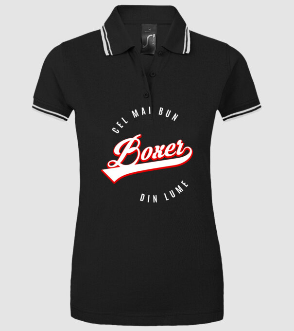 Cel mai bun boxer din lume model negru pe tricou