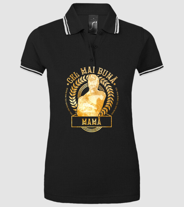 Cea mai bună mamă model negru pe tricou