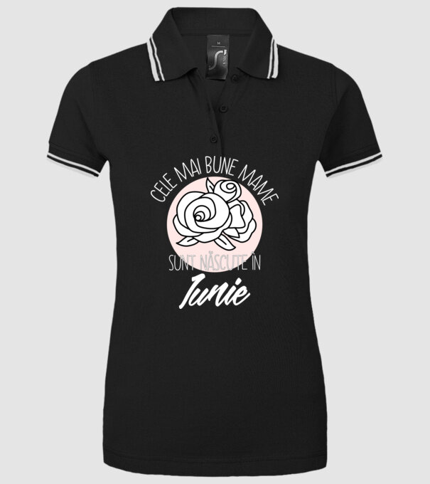 Cele mai bune mame sunt născute în Iunie model negru pe tricou