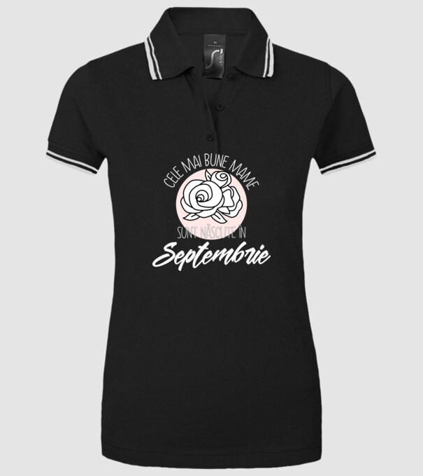 Cele mai bune mame sunt născute Septembrie model negru pe tricou