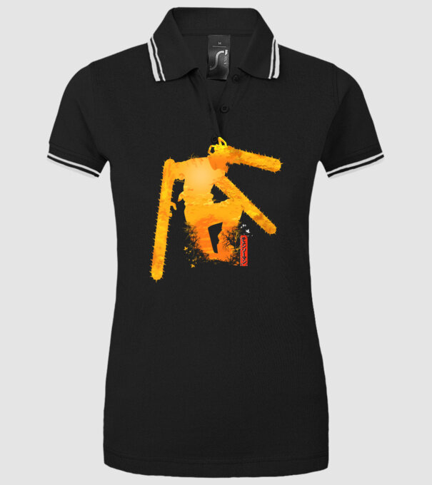 Chainsaw man Denji model negru pe tricou