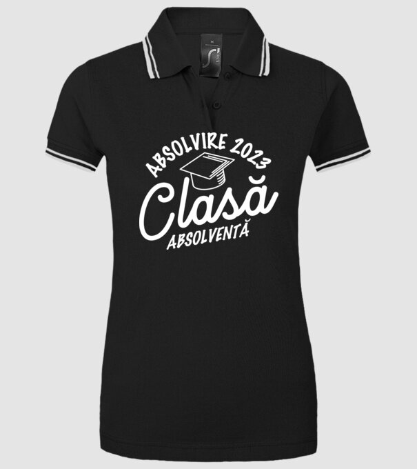 Clasă absolventă  model negru pe tricou