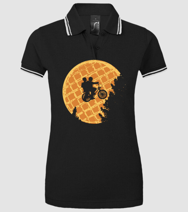 cookie moon stranger things model negru pe tricou