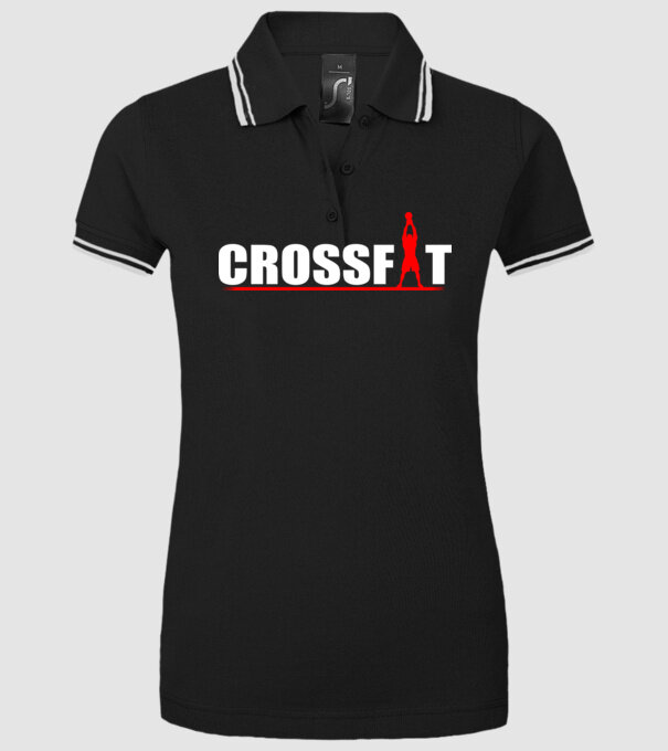 Crossfit model negru pe tricou