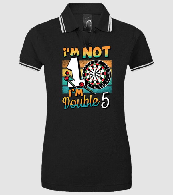 Darts Birthday 10 years old model negru pe tricou