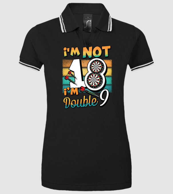 Darts Birthday 18 years old model negru pe tricou