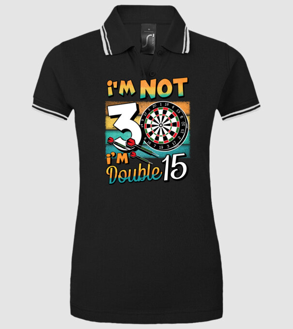 Darts Birthday 30 years old model negru pe tricou
