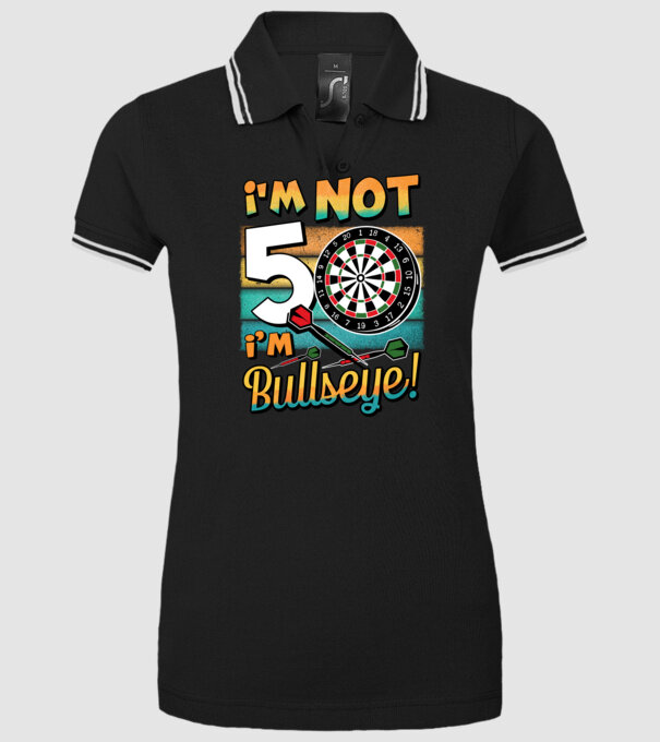 Darts Birthday 50 years old model negru pe tricou