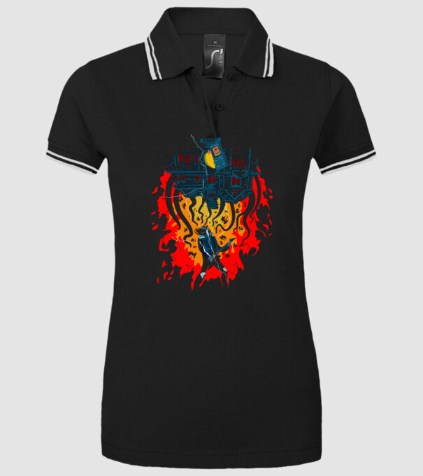 eddie munson guitar model negru pe tricou