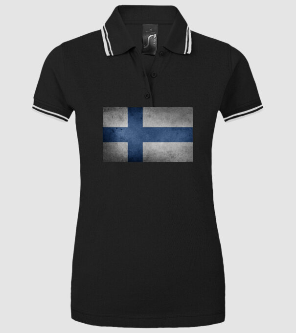 FINLAND model negru pe tricou